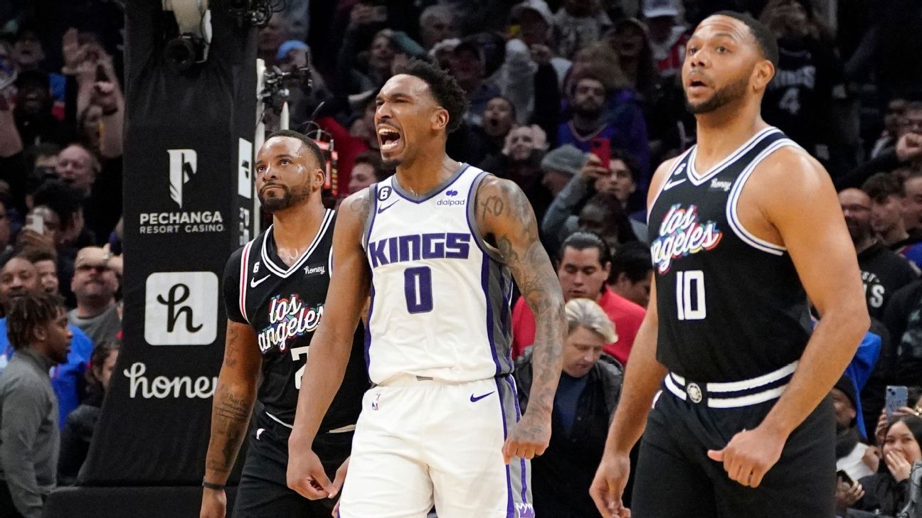 The Kings outscored the Clippers in their second-highest scoring game