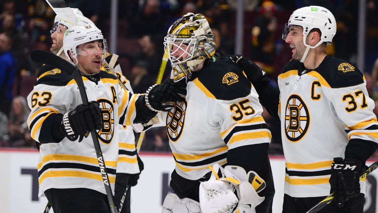 Chasing history in Boston: Bruins can tie wins record on Saturday