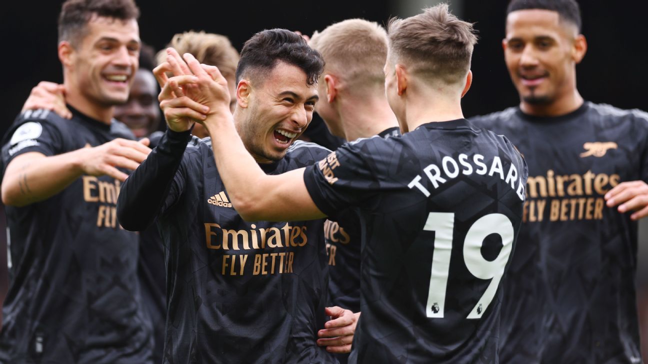 Arsenal cruise past Fulham via Trossard hat trick of assists