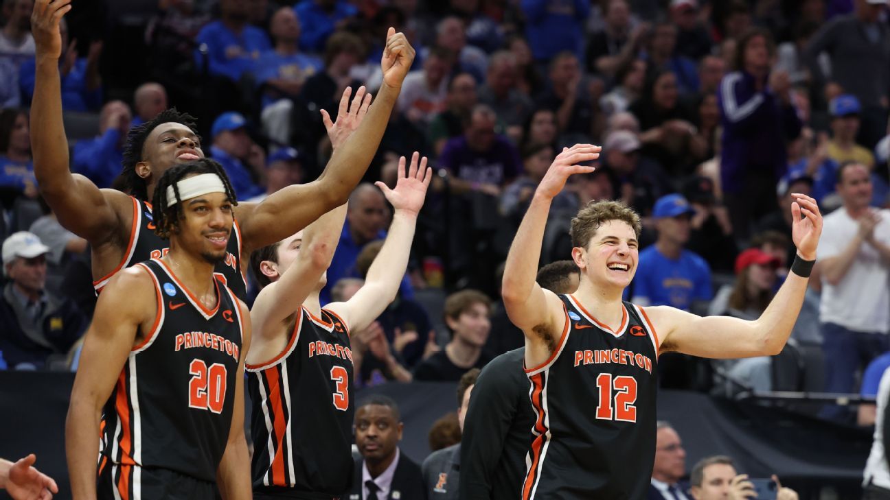 NCAA tournament – Princeton didn’t play the 2020-21 season because of COVID, now they’re in the March Madness Sweet 16
