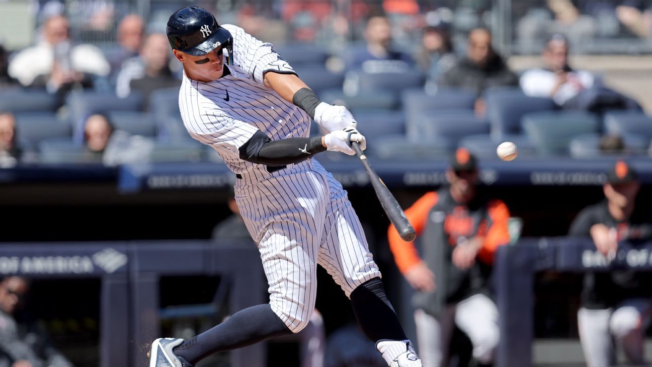 Judge launches 2023's first homer in opening AB