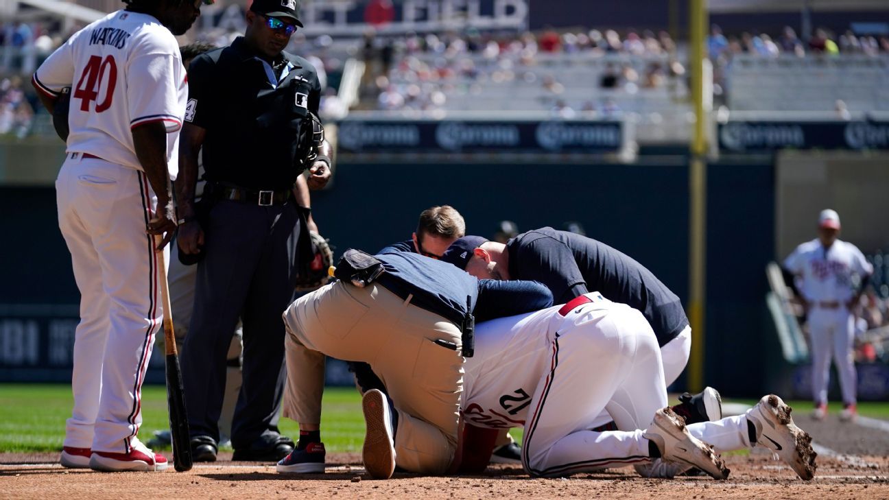 Farmer back after fastball to face, 4 root canals