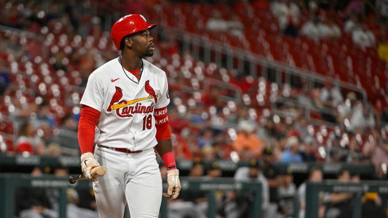 The Cardinals’ option to rookie star Jordan Walker fell to Triple-A