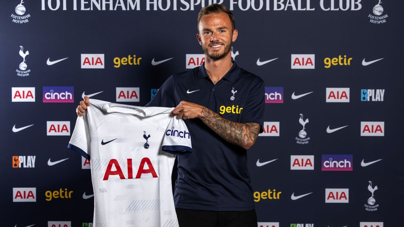 Spurs continue rebuild with Maddison signing