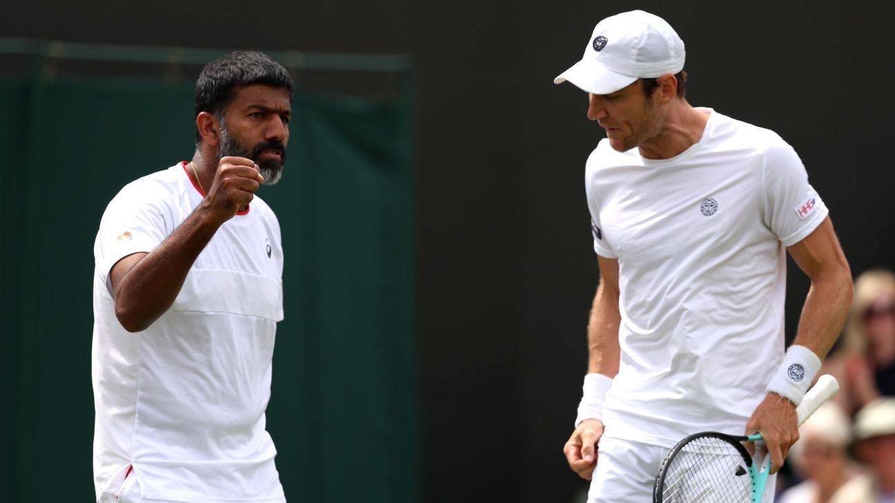 Wimbledon : Rohan Bopanna-Matthew Ebden atteignent les demi-finales du double messieurs