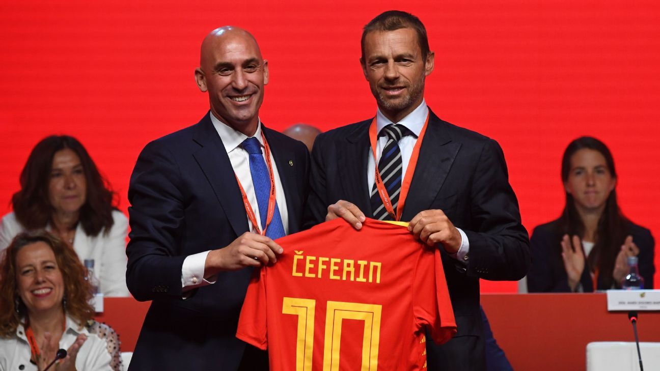 UEFA chief: Rubiales’ punishment up to FIFA