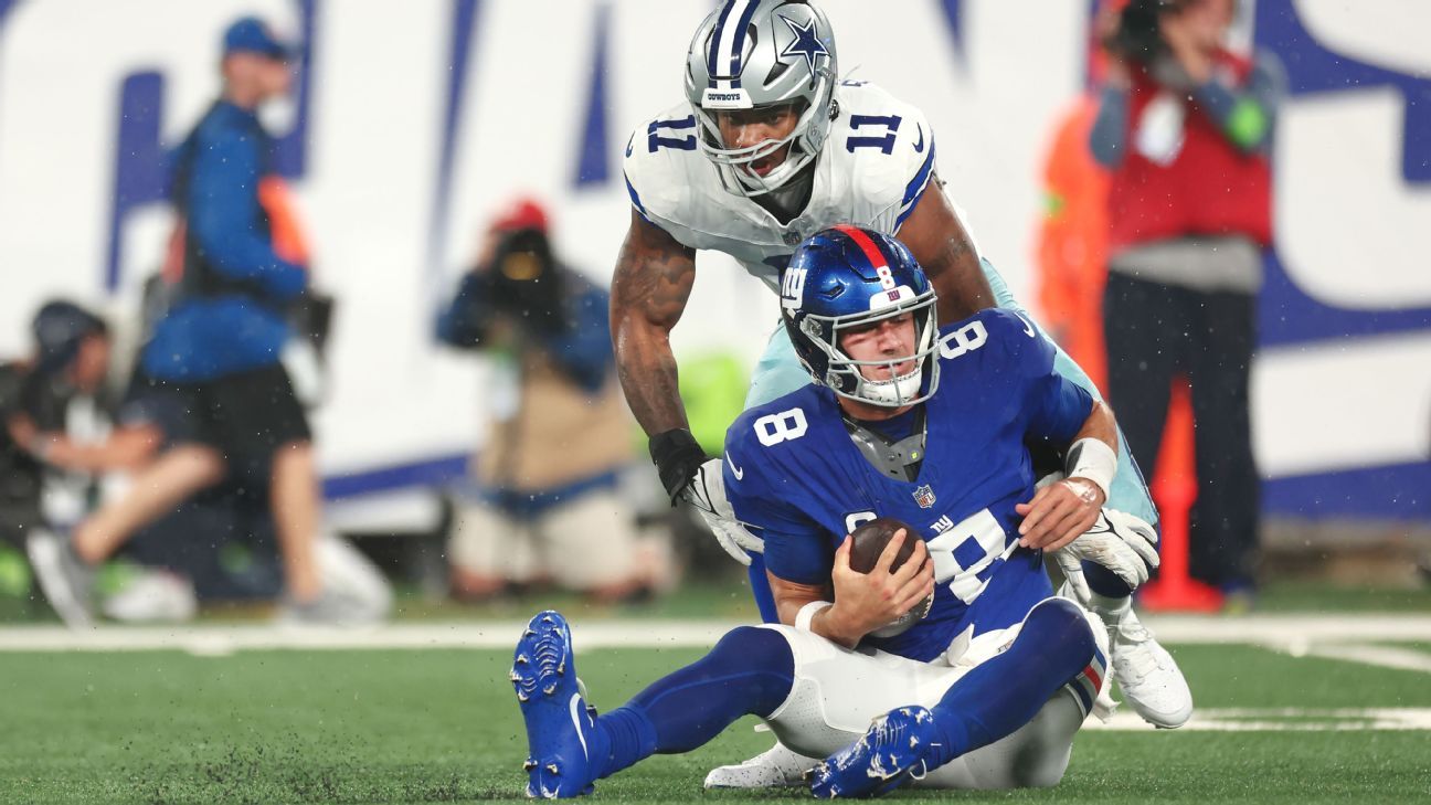 <div>Parsons calls out Giants for not 'protecting' Jones</div>