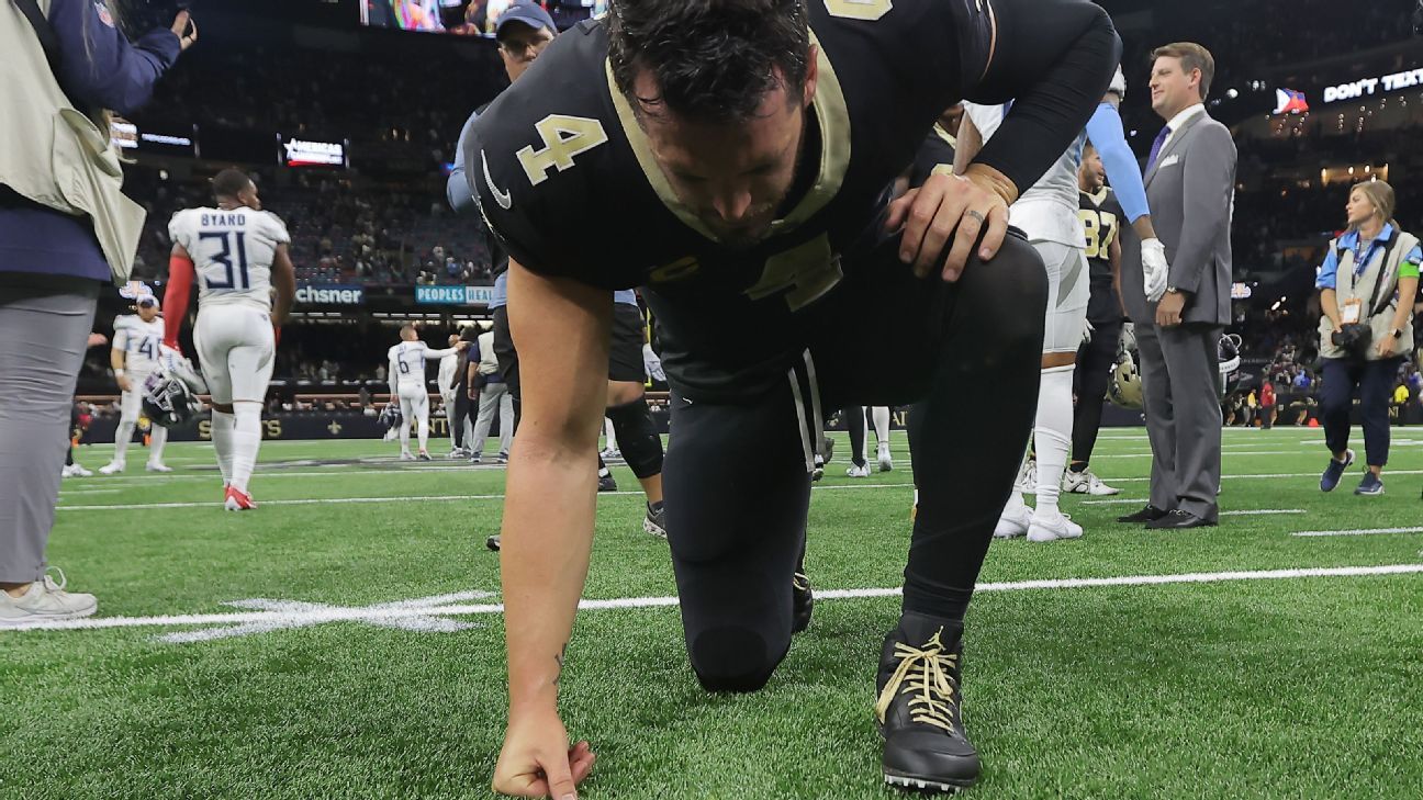 Derek Carr won in his Saints debut, but he almost gave up on football