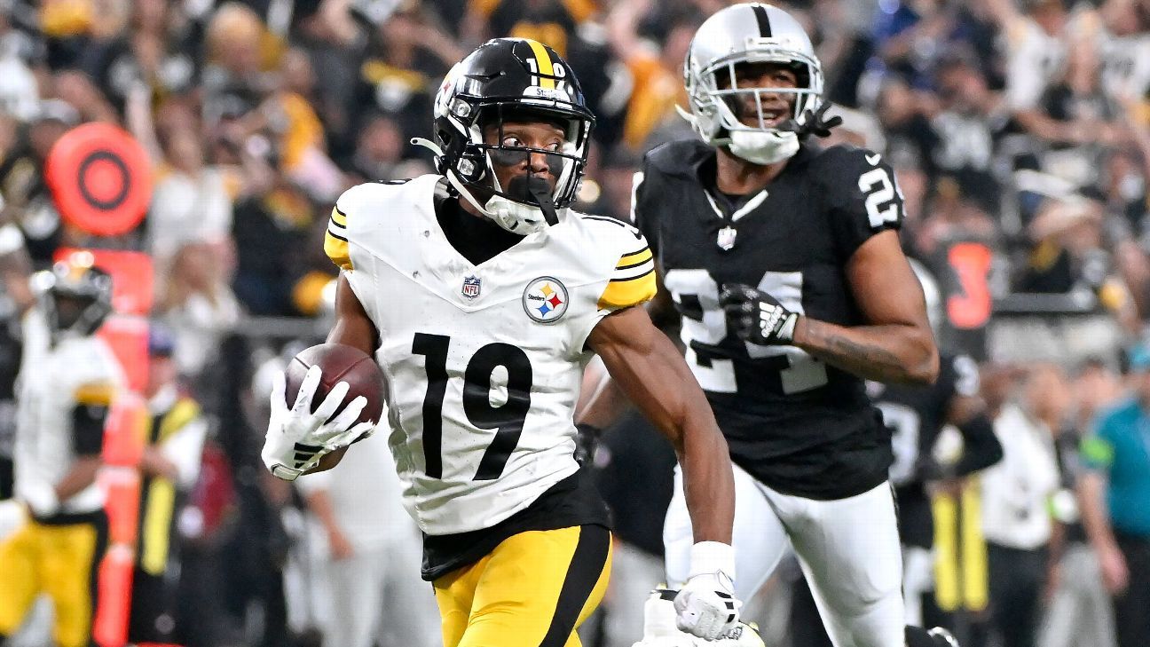 Steelers connect on their longest touchdown of the season with 72-yard strike