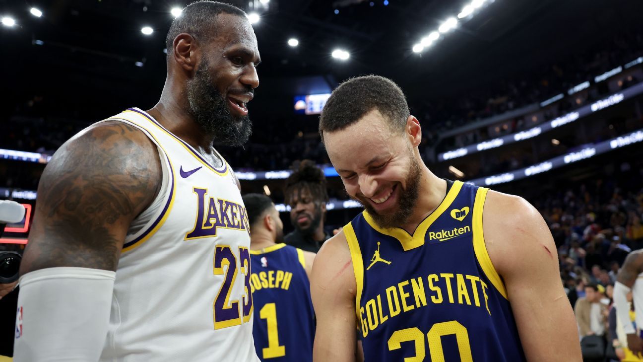 Curry revela por qué se rió cuando vio a LeBron en el partido Lakers-Warriors