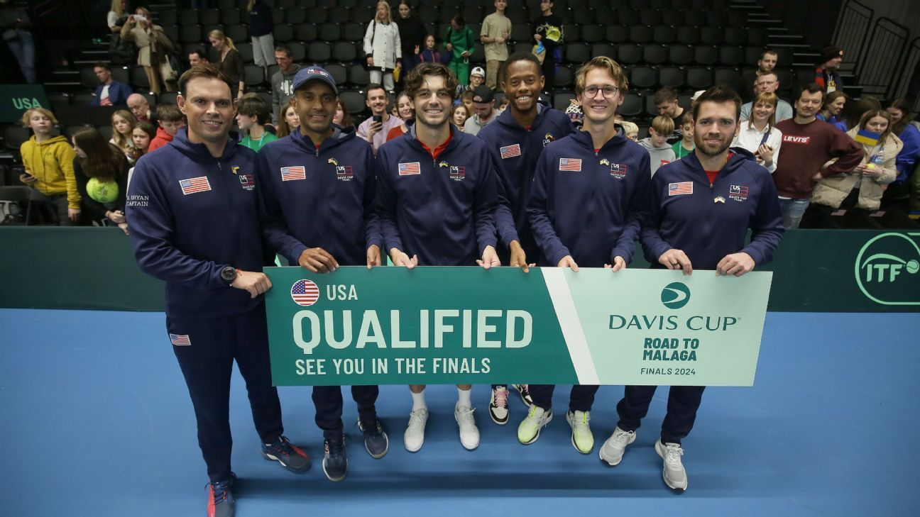The United States, the first country to qualify for the Davis Cup Finals