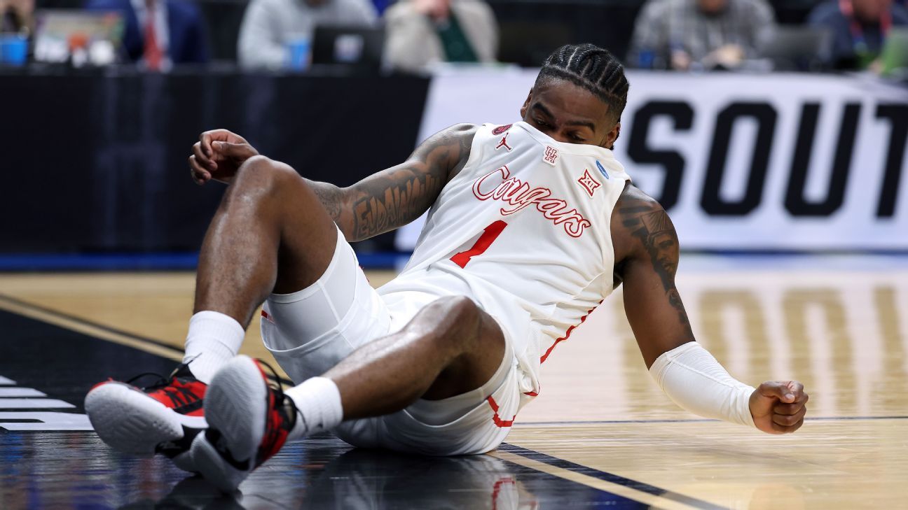 Houston falls to Duke after losing Jamal Shead in Sweet 16 of NCAA tournament